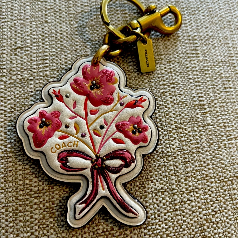 BNWOT coach keychain or bag tag
